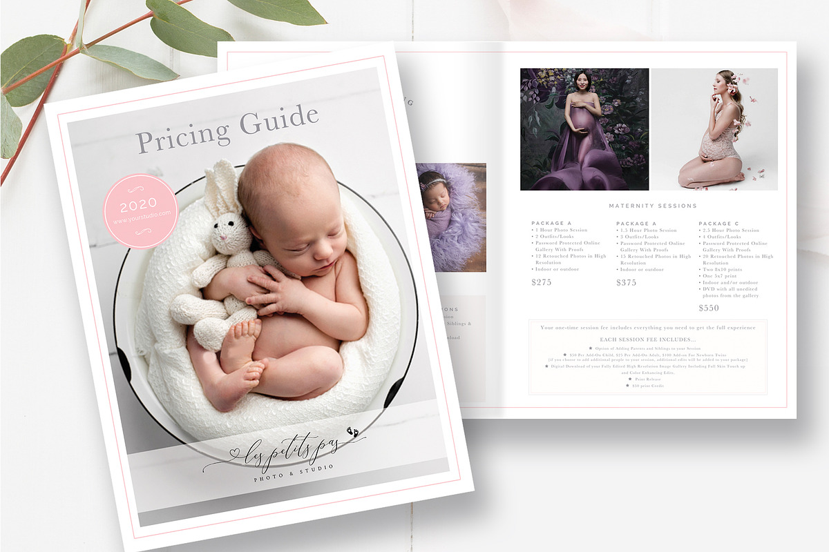 Photography Bi-fold Brochure PSD in Brochure Templates - product preview 8