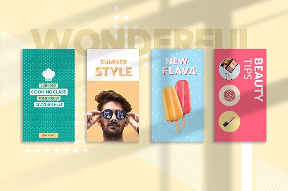 ANIMATED Colorful Social Media Pack in Instagram Templates - product preview 4