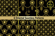 Golden Oriental Seamless Set