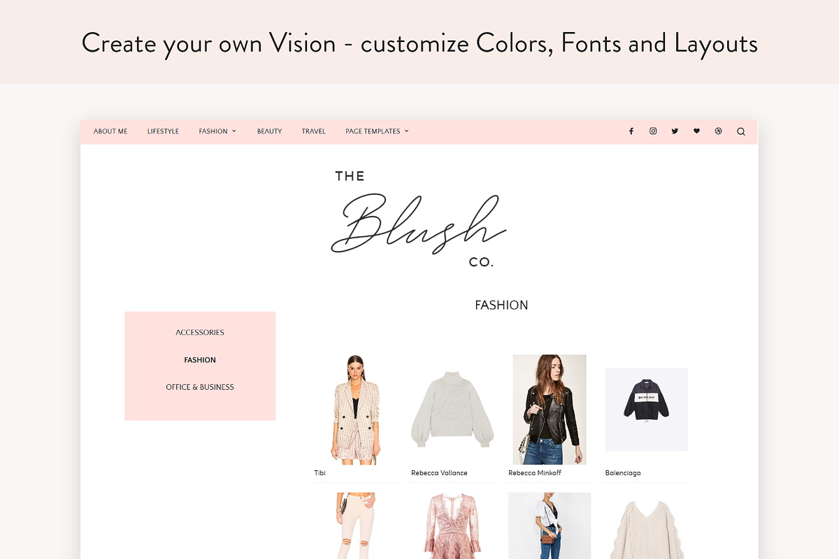 Lifestyle & Beauty Blog Theme in WordPress Blog Themes - product preview 8