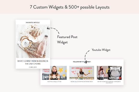 Lifestyle & Beauty Blog Theme in WordPress Blog Themes - product preview 4
