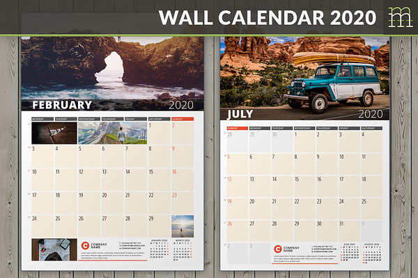 Wall Calendar 2020 (WC033-20)