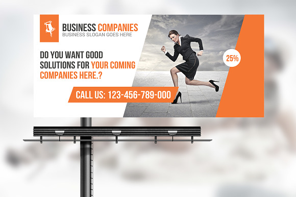 Multipurpose Business Billboard in Flyer Templates - product preview 2