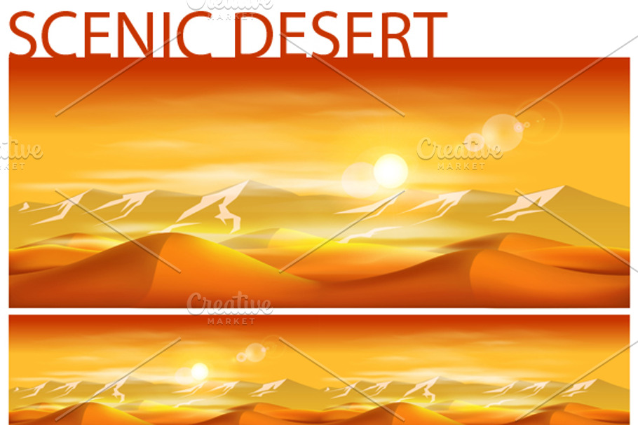 Desert Set in Illustrations - product preview 8