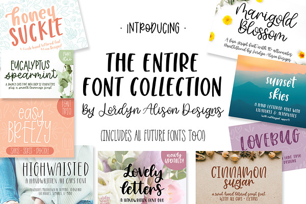 Entire Font Collection, Future Fonts