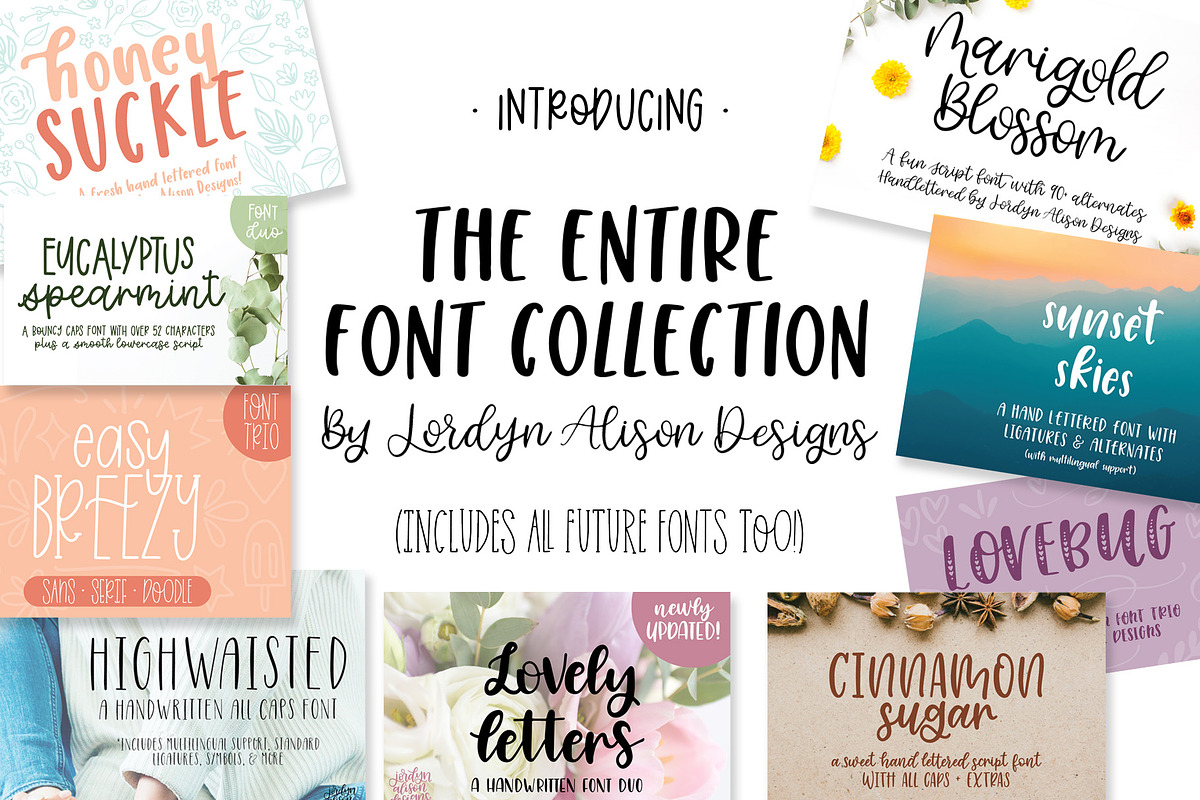 Entire Font Collection, Future Fonts in Script Fonts - product preview 8