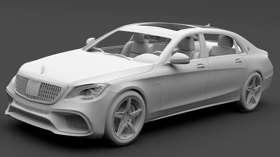 Mercedes AMG Maybach S 65 X222 2019 in Vehicles - product preview 17
