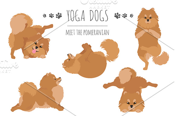 Yoga dogs collection (vol.2) in Illustrations - product preview 8