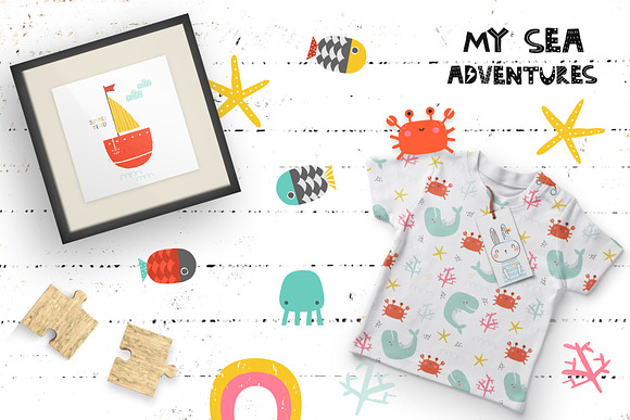 My sea adventures in Illustrations - product preview 3