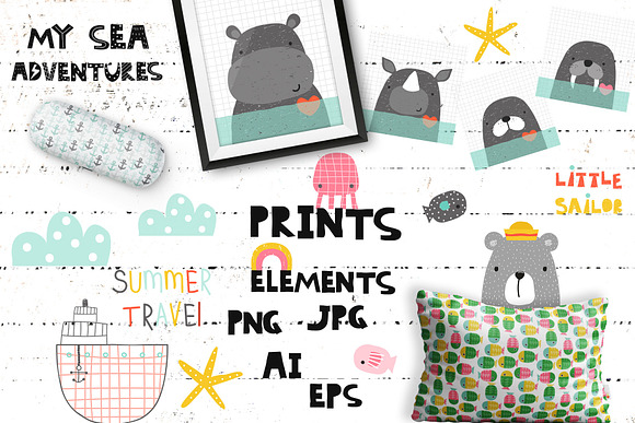 My sea adventures in Illustrations - product preview 4