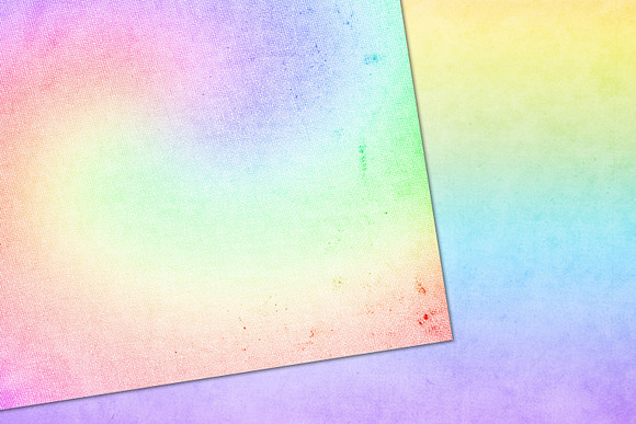 Rainbow Pastel Watercolor Textures in Textures - product preview 1