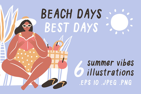 Summer Vibes illustration in Illustrations - product preview 7