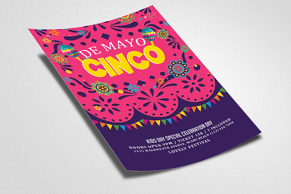 Cinco De Mayo Flyer in Flyer Templates - product preview 1