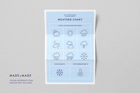 Line Icons – Weather in Fall Icons - product preview 6