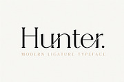 Hunter - Serif Ligature Font