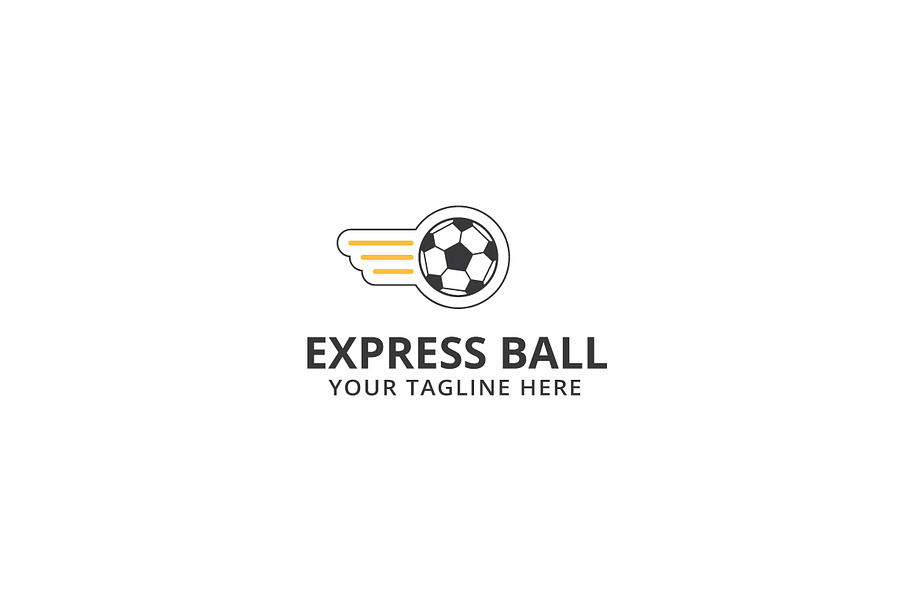 Express Ball Logo Template