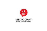 Medic Chat Logo Template
