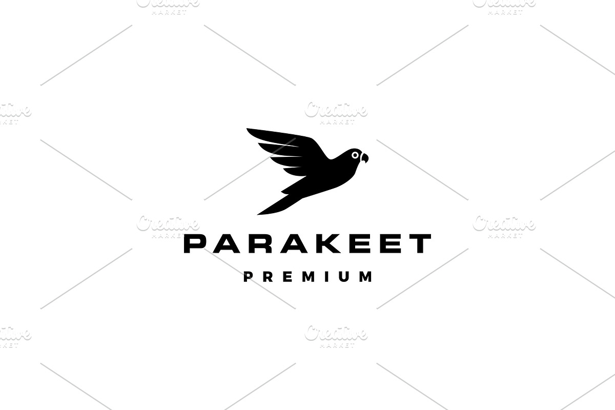 parakeet bird logo vector icon in Logo Templates - product preview 8
