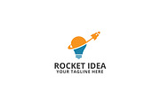 Rocket Idea Logo Template
