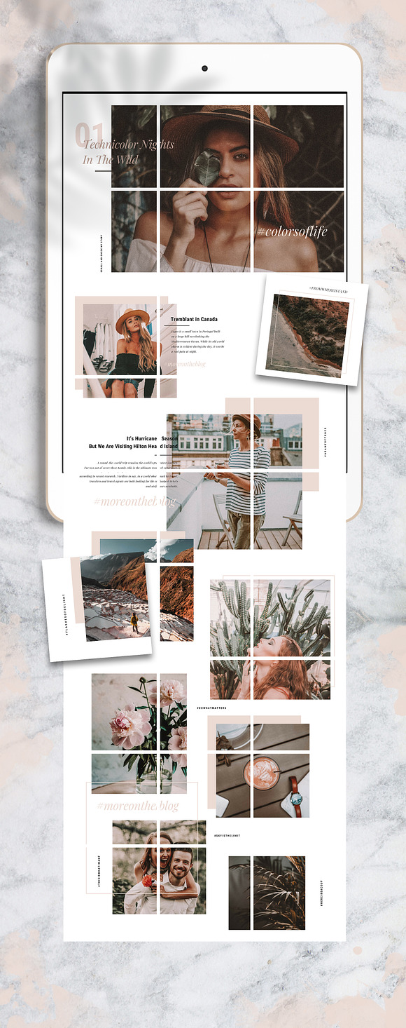 #InstaGrid 1.0 Canva Puzzle Template in Instagram Templates - product preview 4