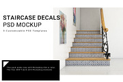 Staircase Sticker Mockup Set