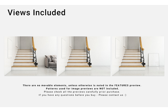 Staircase Sticker Mockup Set in Product Mockups - product preview 5
