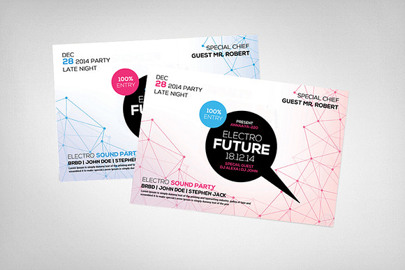 Electro Flyer in Flyer Templates - product preview 1