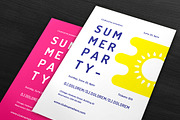 Summer Party Flyer Template Summer
