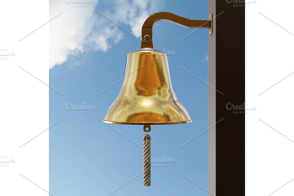 Nautical Ship Bell in Illustrations - product preview 8