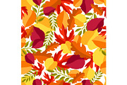 Seamless floral pattern with