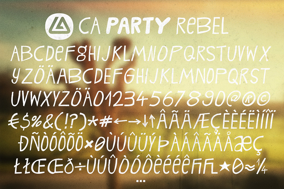 CA Rebel Party Rebel in Display Fonts - product preview 8