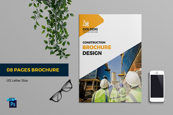 Construction Template Bundle in Brochure Templates - product preview 1