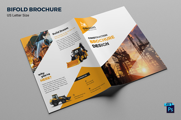 Construction Template Bundle in Brochure Templates - product preview 5