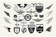 Aviation Logo and elements