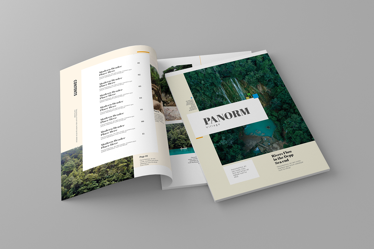 Panorm - Magazine Template in Magazine Templates - product preview 8