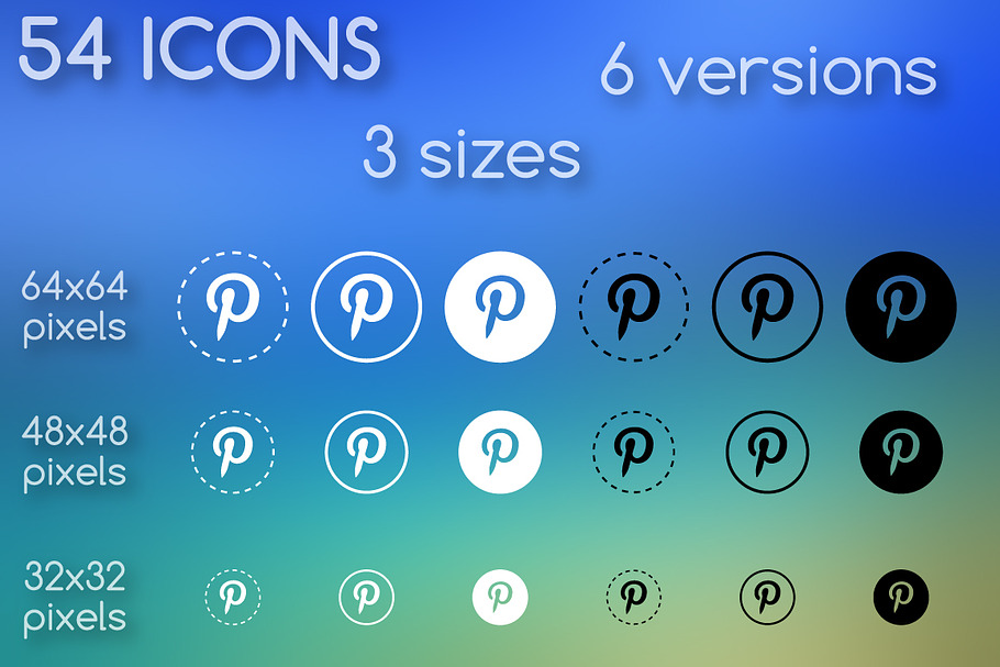 Social media icons, round, outline in Vector Social Icons - product preview 8