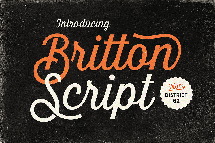 Britton Script in Script Fonts - product preview 8