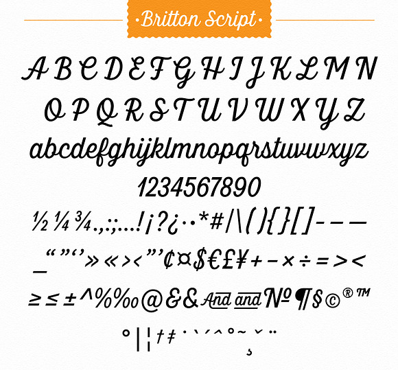Britton Script in Script Fonts - product preview 15