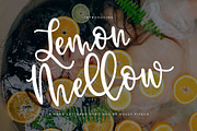 Lemon Mellow Hand Lettered Font