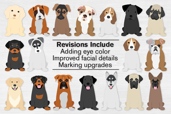 Dog & Puppy Illustrations - Revised in Illustrations - product preview 2