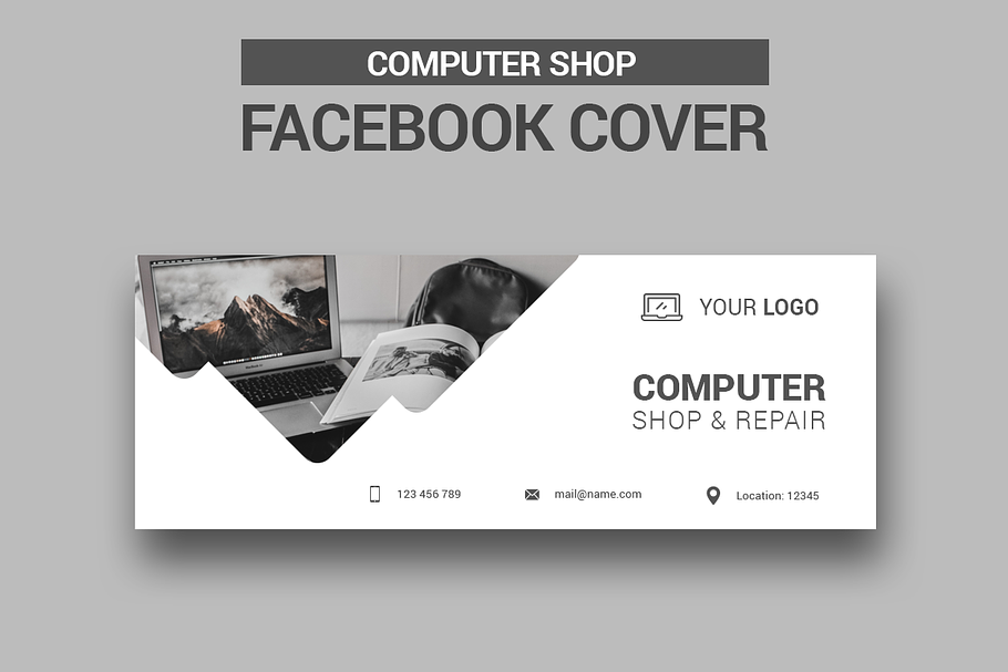 Computer Shop Facebook Cover