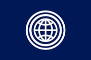 geometric globe logo