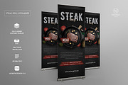 Steak Roll-Up Banner