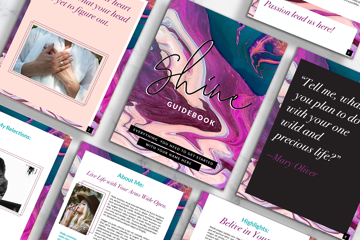 Shine Multipurpose Template in Magazine Templates - product preview 8
