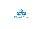Cloud Chat Logo Template