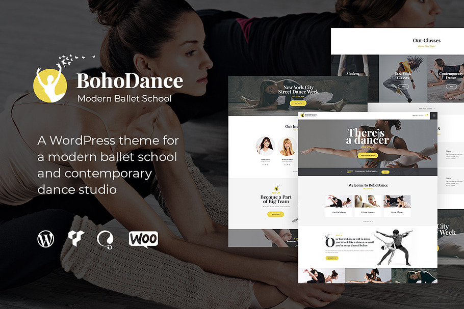 BohoDance - Dance School and Ballet in WordPress Business Themes - product preview 8