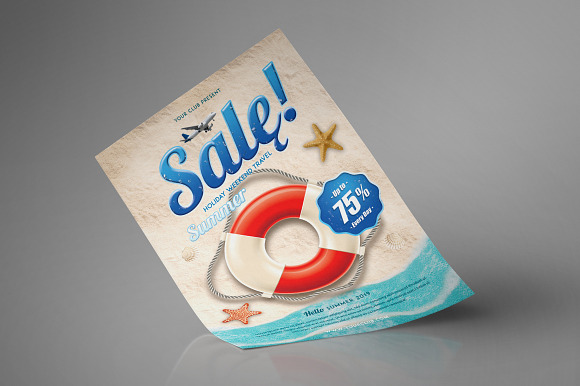 Summer Sale Holiday Flyer in Flyer Templates - product preview 3