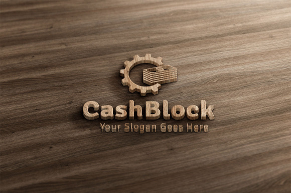 Cash Block Logo in Logo Templates - product preview 2