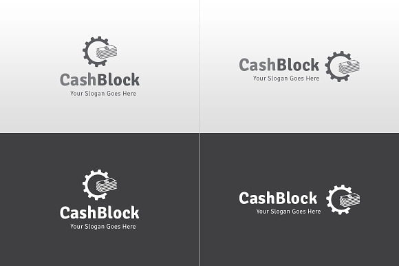 Cash Block Logo in Logo Templates - product preview 4