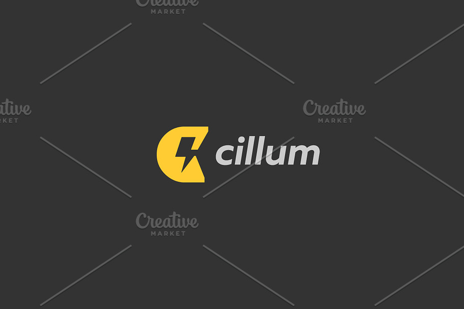 Letter C logo. Dynamic flash sign. in Logo Templates - product preview 8